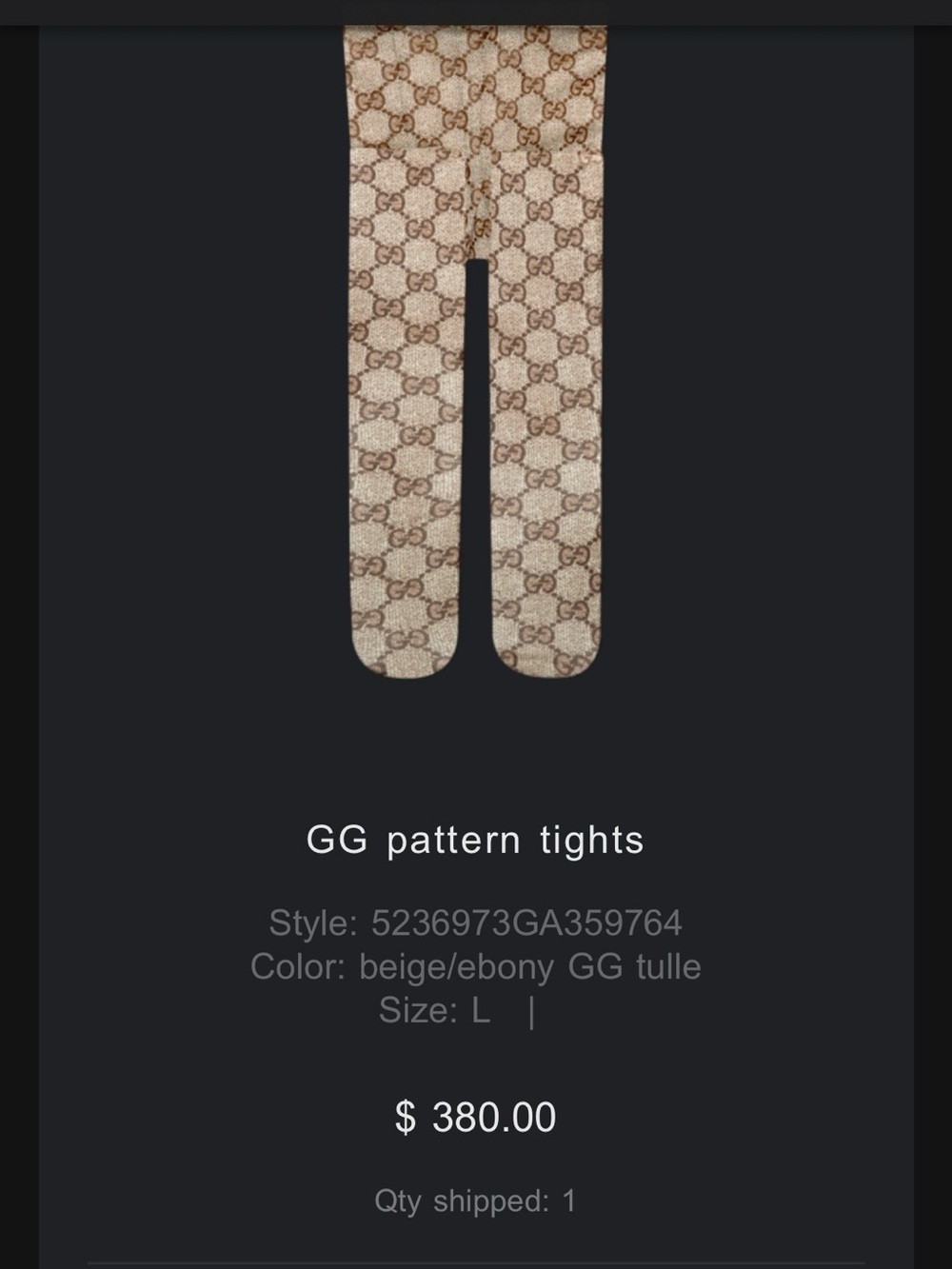 Gucci Supreme Tights - Picture 7 of 8